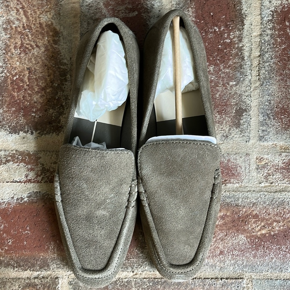 NEW Dolce Vita Catela Loafers in Moss Suède